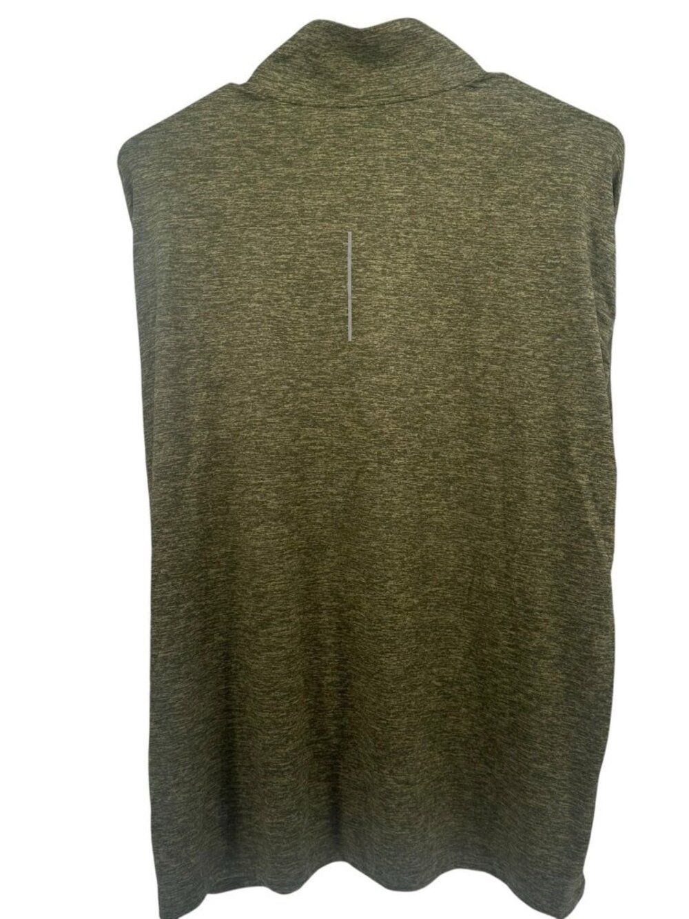 Nike Running Dri Fit 1/4 Zip Pullover Men’s L Green Premium Stretch‎ Reflective - Picture 5 of 9